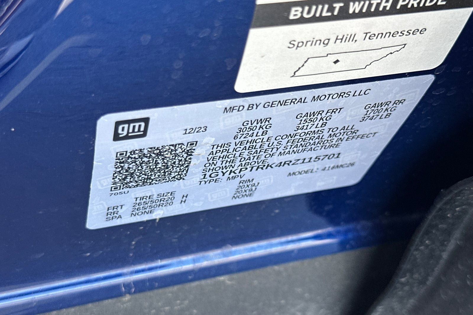 2024 Cadillac LYRIQ Sport