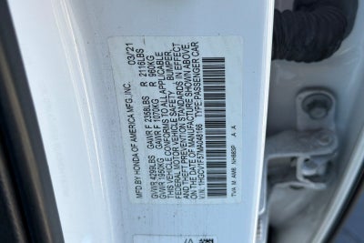 2021 Honda Accord EX-L