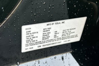 2024 Tesla Model Y Long Range