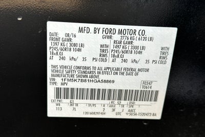 2017 Ford Explorer Base