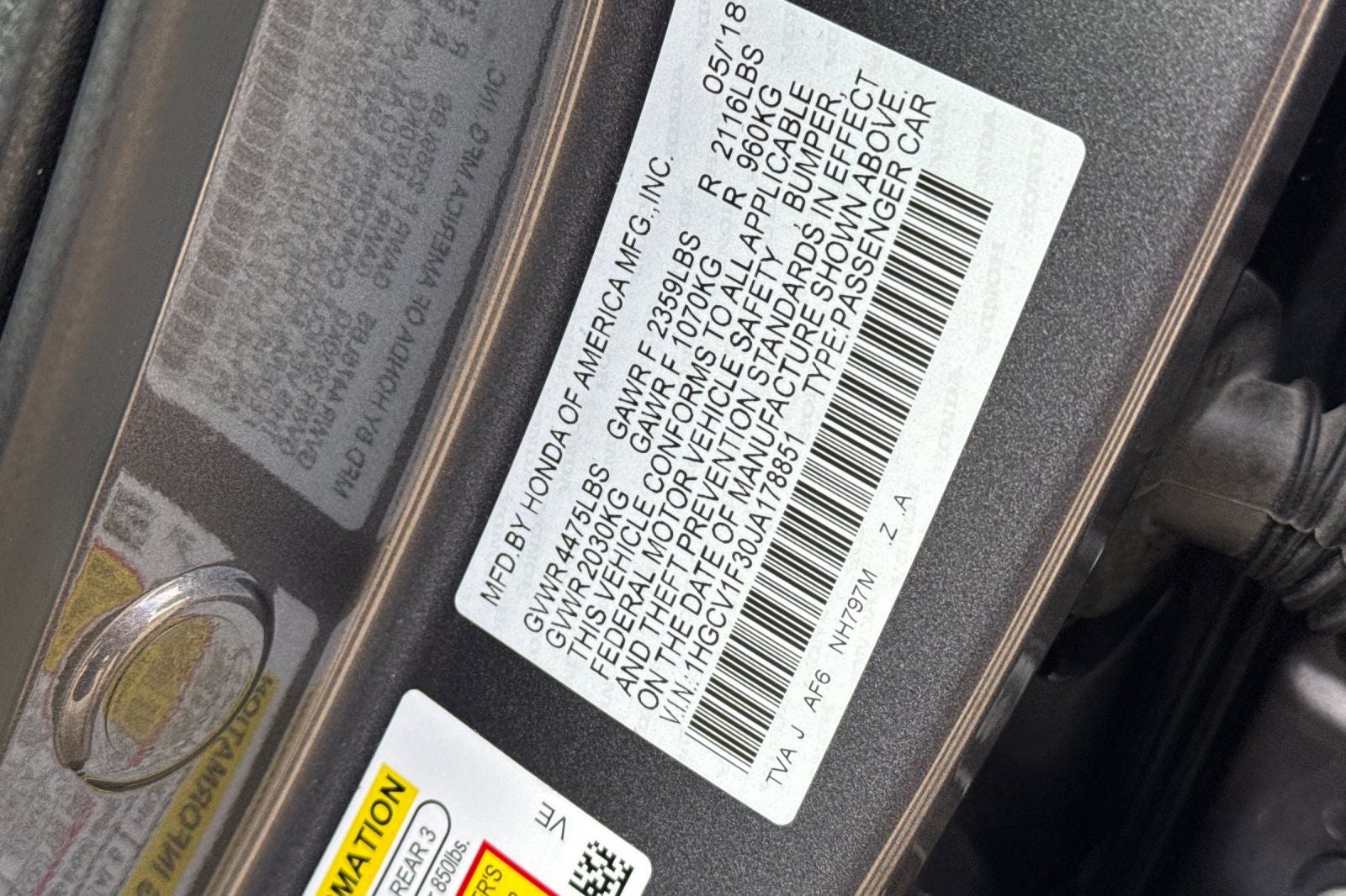 2018 Honda Accord Sport