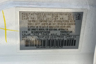 2023 Nissan Sentra SV