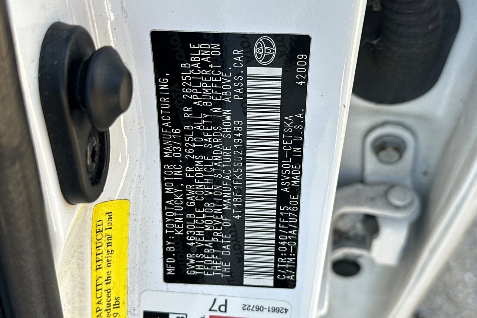 2016 Toyota Camry SE
