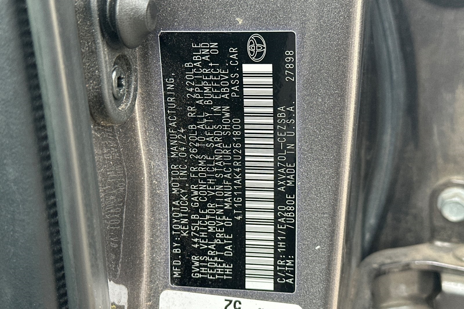 2024 Toyota Camry SE