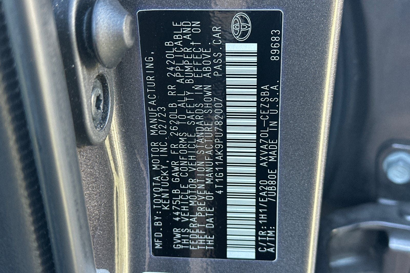 2023 Toyota Camry SE