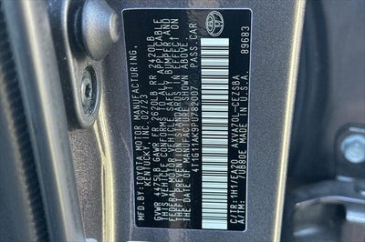 2023 Toyota Camry SE