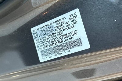 2015 Honda Odyssey EX-L