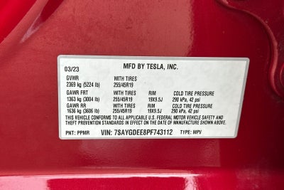 2023 Tesla Model Y Long Range