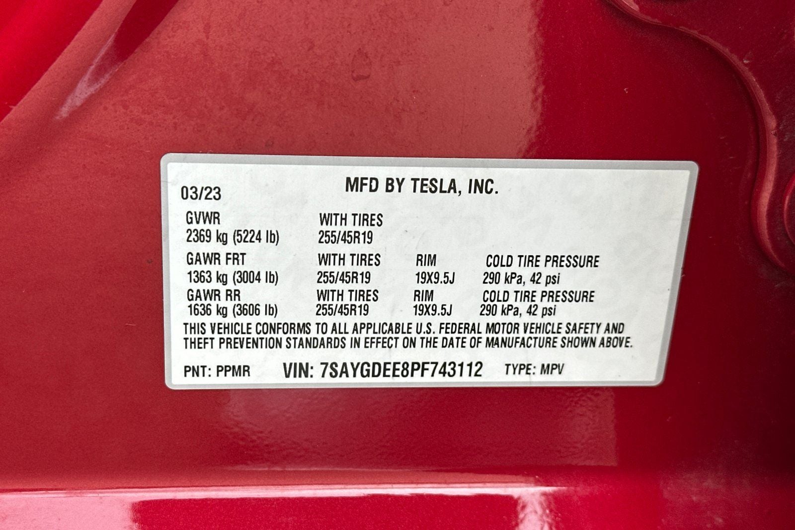 2023 Tesla Model Y Long Range