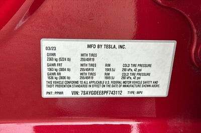 2023 Tesla Model Y Long Range