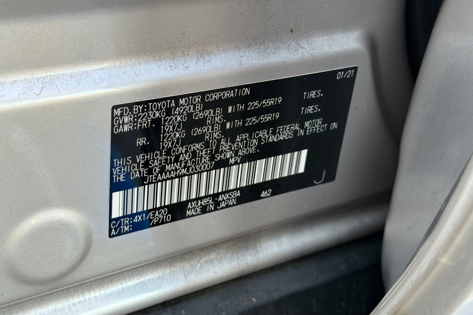 2021 Toyota Venza Limited