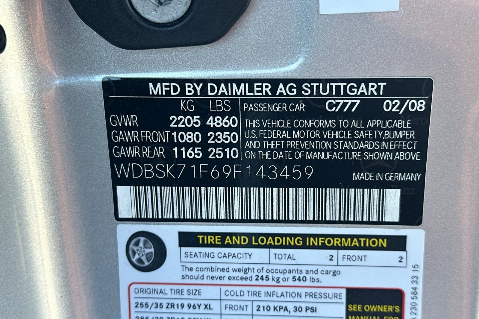 2009 Mercedes-Benz SL-Class SL 550