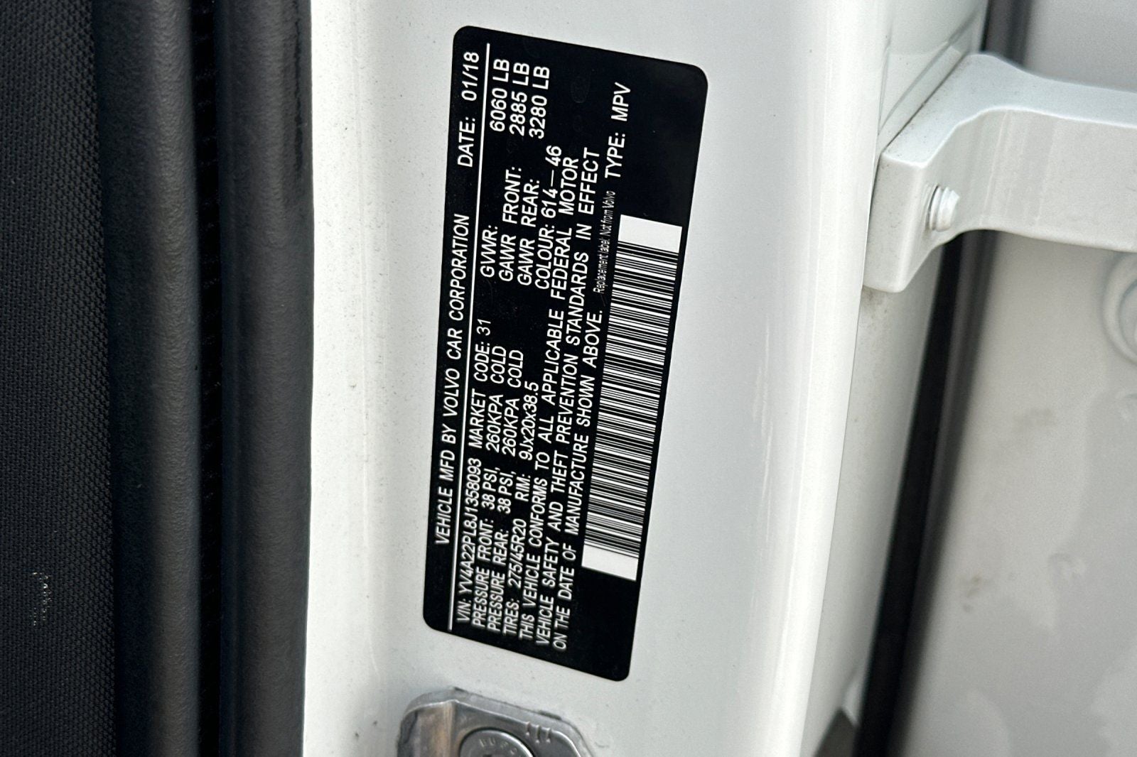 2018 Volvo XC90 T6 Inscription