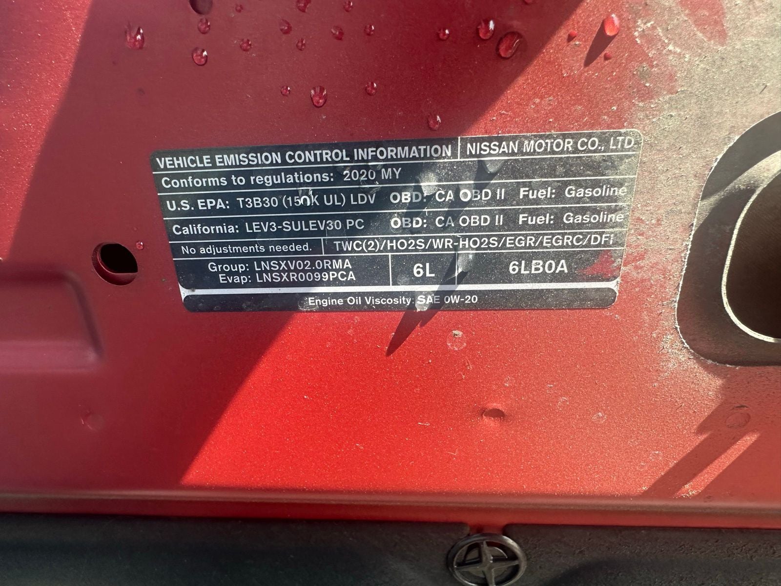 2020 Nissan Sentra SV