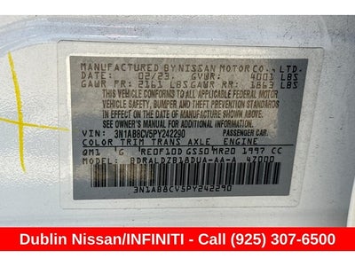 2023 Nissan Sentra SV
