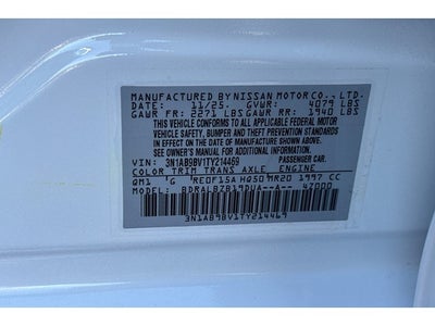 2026 Nissan Sentra S