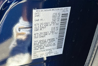 2027 INFINITI QX65 Autograph AWD