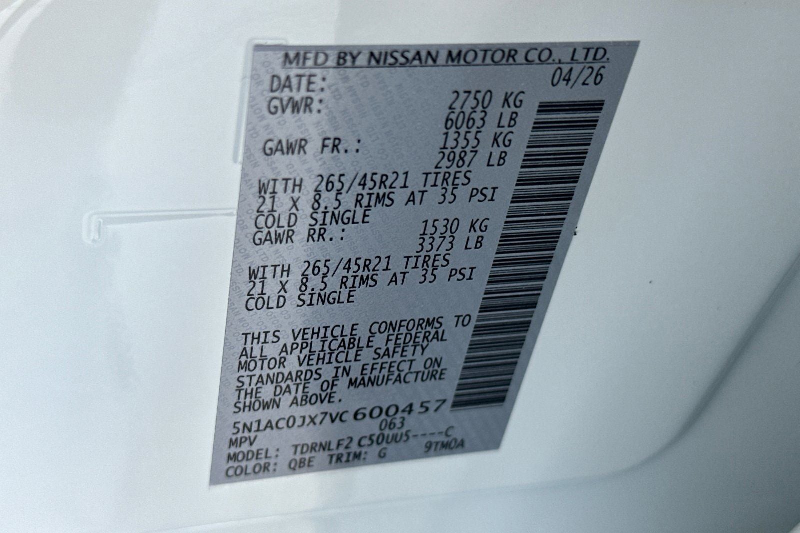 2027 INFINITI QX65 Autograph AWD
