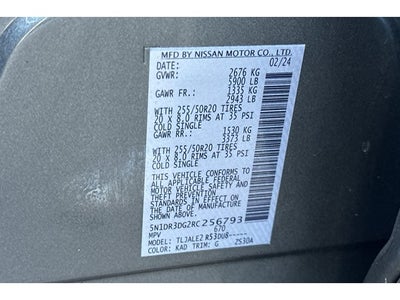 2024 Nissan Pathfinder Platinum