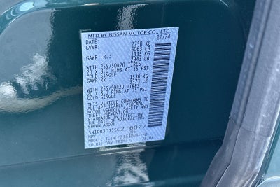 2025 Nissan Pathfinder Platinum