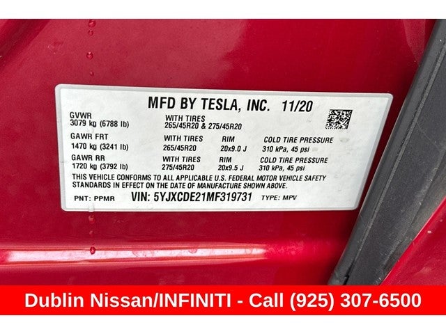 2021 Tesla Model X Long Range
