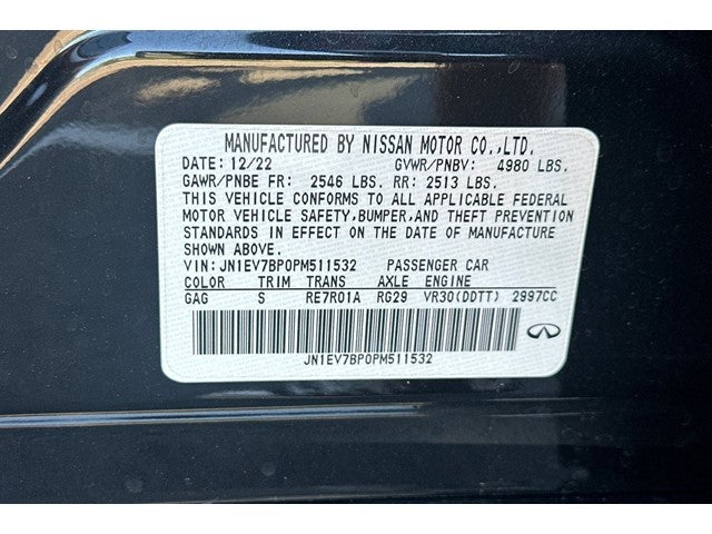 2023 INFINITI Q50 LUXE RWD