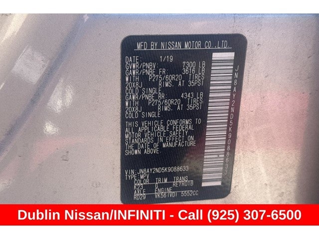 2019 Nissan Armada SL