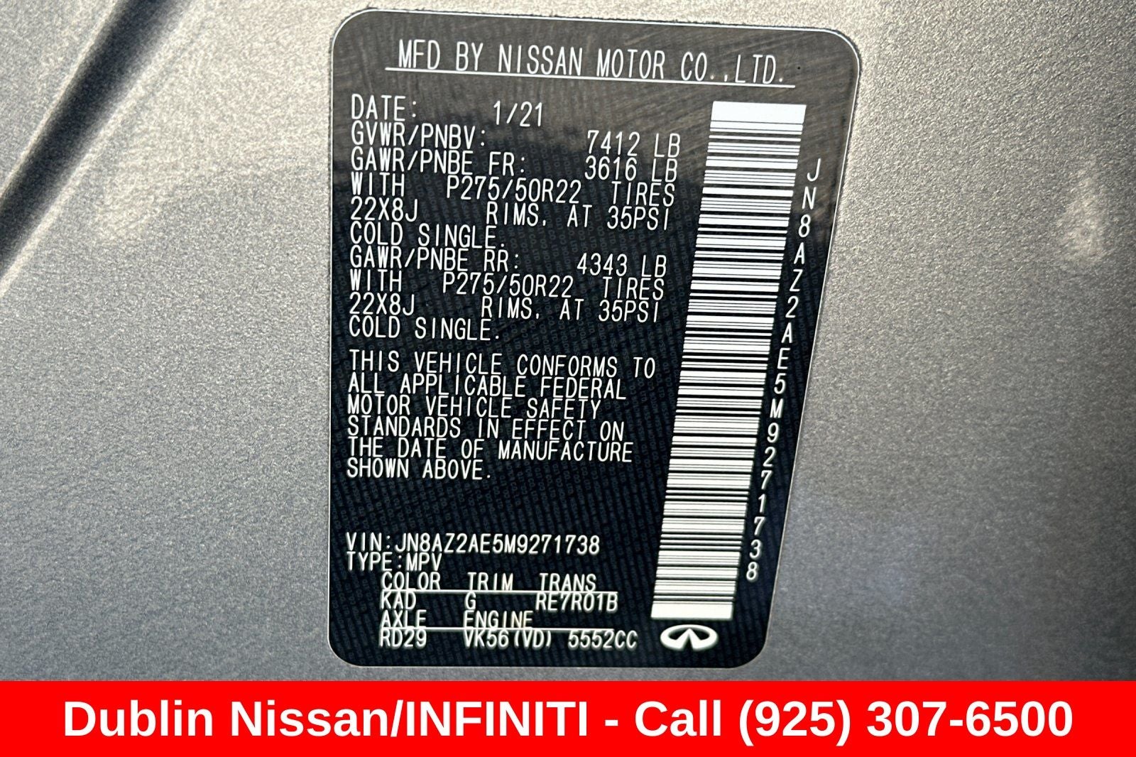 2021 INFINITI QX80 PREMIUM SELECT 4WD