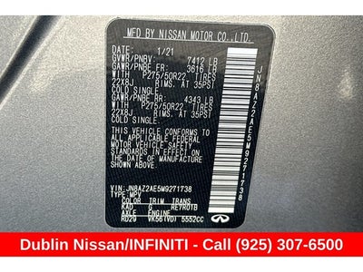 2021 INFINITI QX80 PREMIUM SELECT 4WD