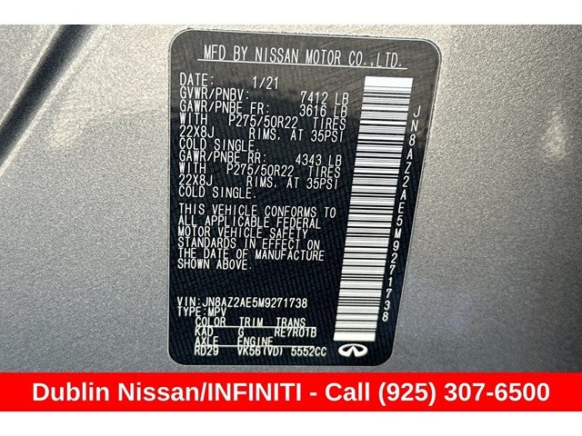 2021 INFINITI QX80 PREMIUM SELECT 4WD