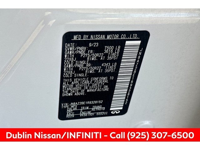 2024 INFINITI QX80 SENSORY 4WD