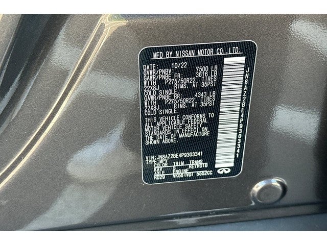 2023 INFINITI QX80 SENSORY 4WD