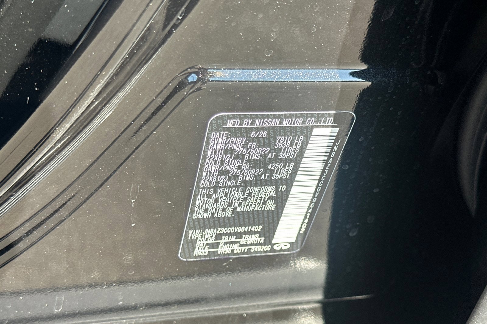 2027 INFINITI QX80 Autograph 4WD