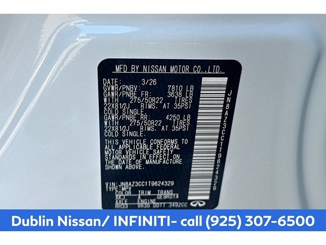 2026 INFINITI QX80 Autograph 4WD