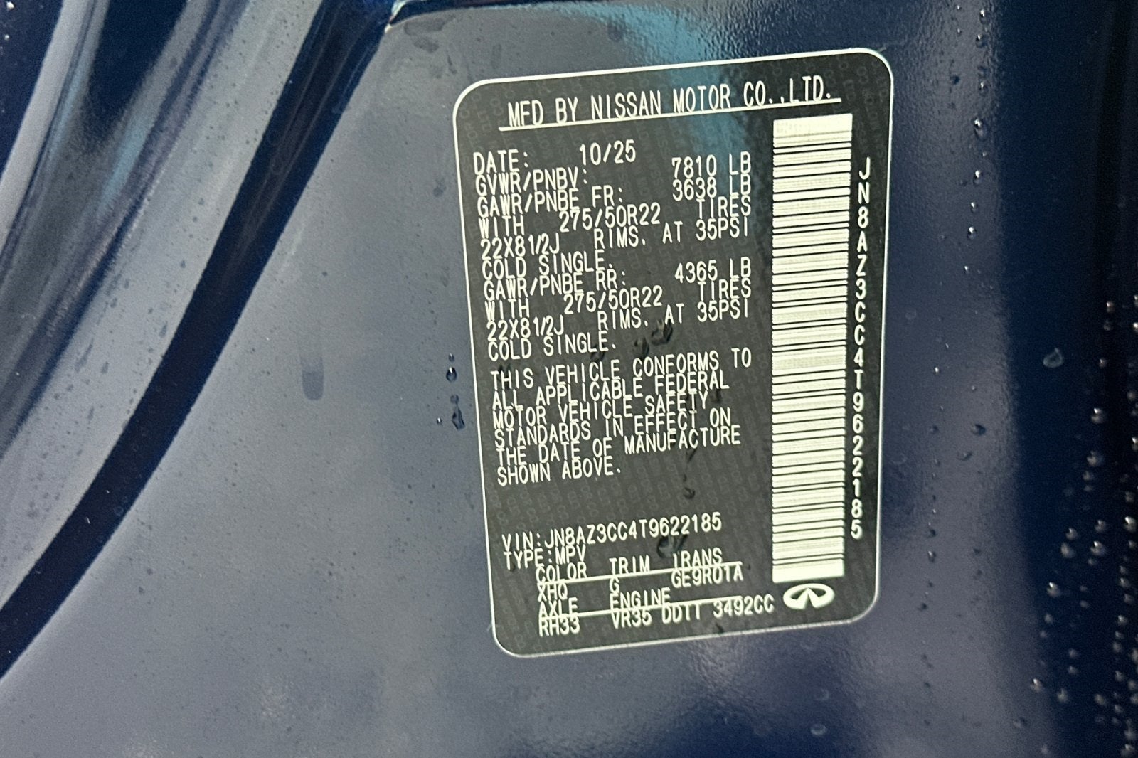 2026 INFINITI QX80 Autograph 4WD