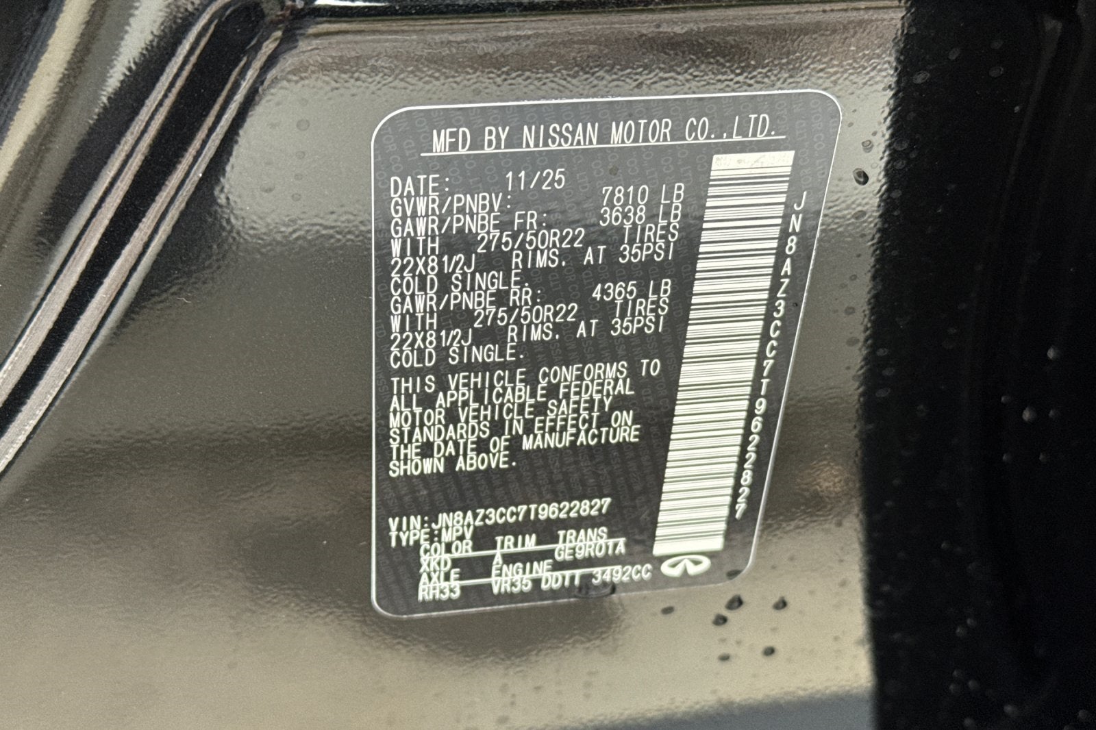 2026 INFINITI QX80 Autograph 4WD