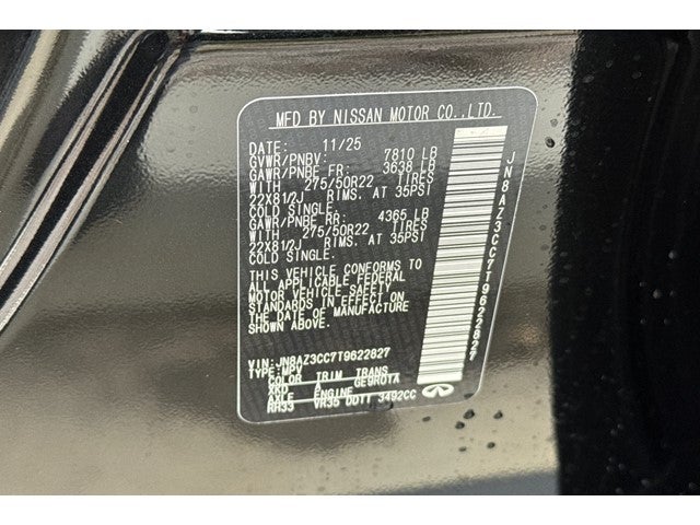 2026 INFINITI QX80 Autograph 4WD