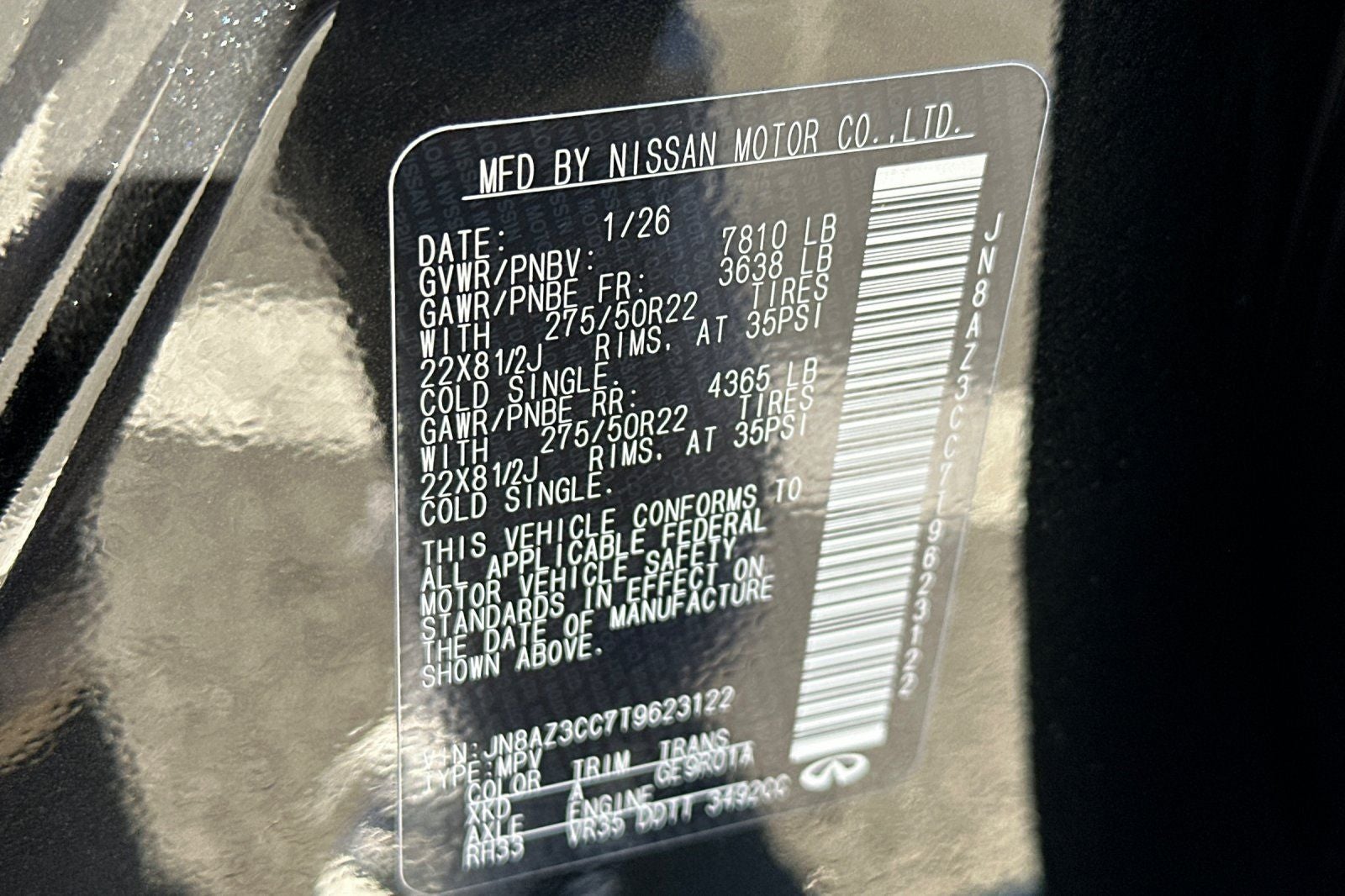 2026 INFINITI QX80 Autograph 4WD