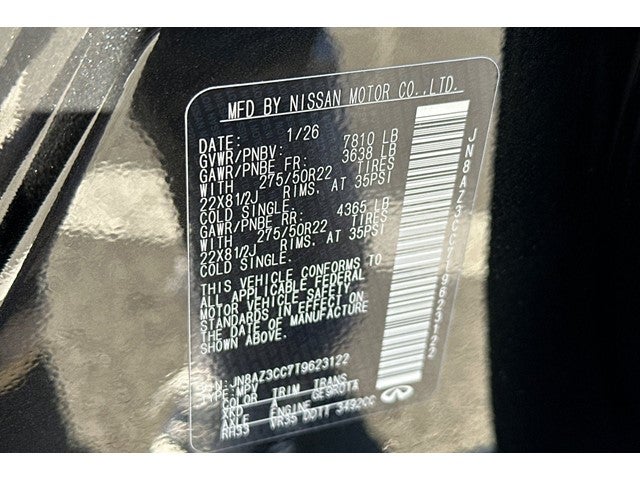 2026 INFINITI QX80 Autograph 4WD