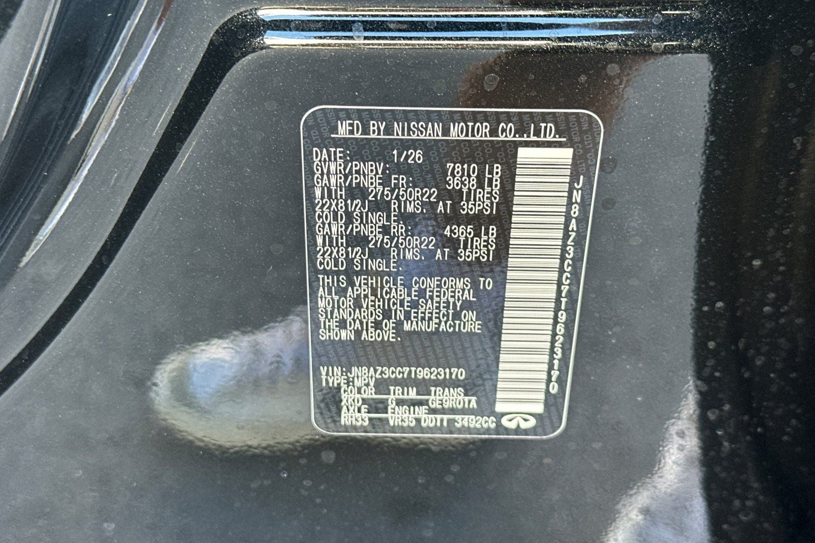 2026 INFINITI QX80 Autograph 4WD