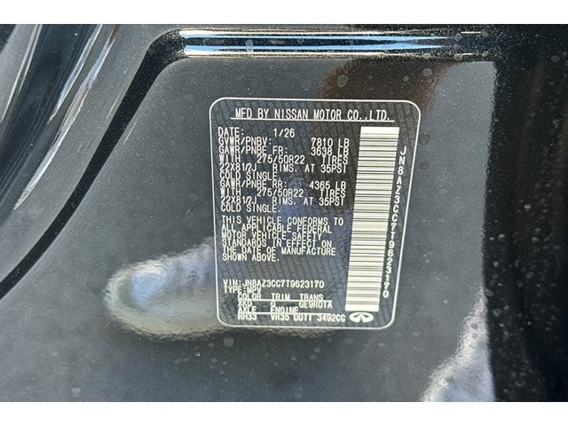2026 INFINITI QX80 Autograph 4WD