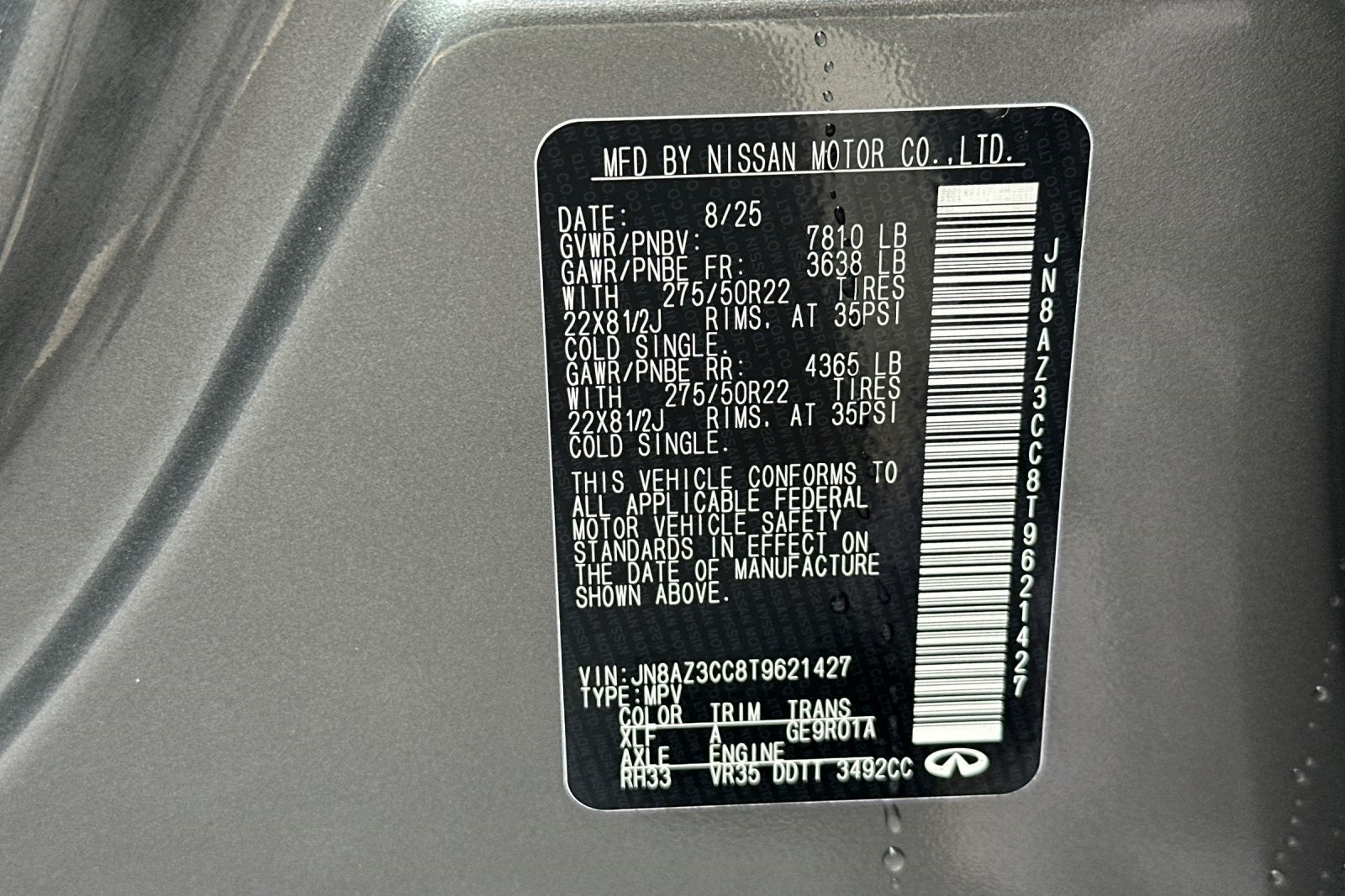 2026 INFINITI QX80 Autograph 4WD