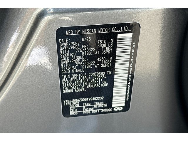 2027 INFINITI QX80 Sport 4WD