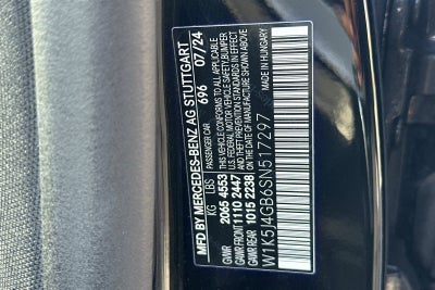 2025 Mercedes-Benz CLA CLA 250