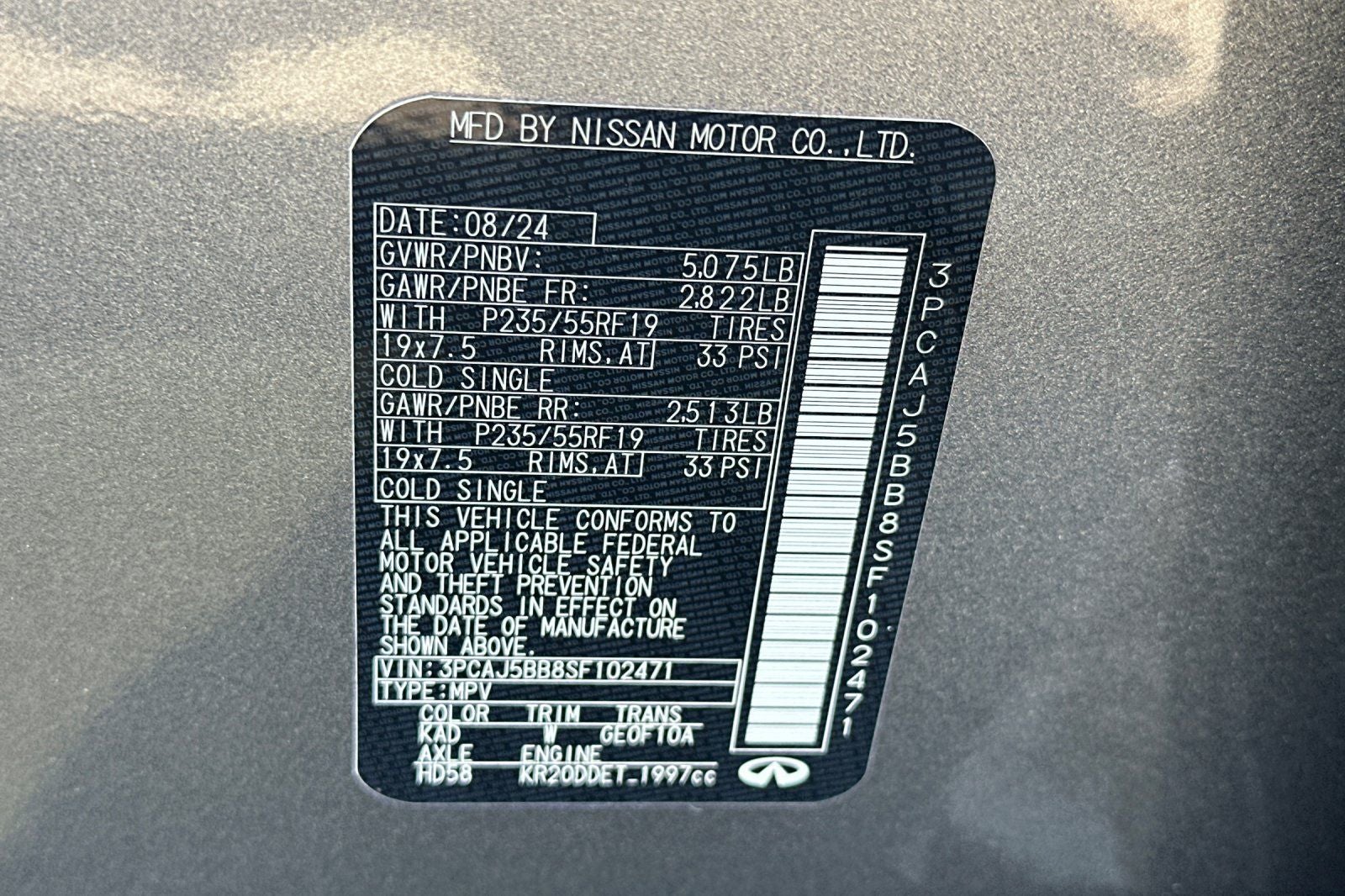 2025 INFINITI QX50 LUXE