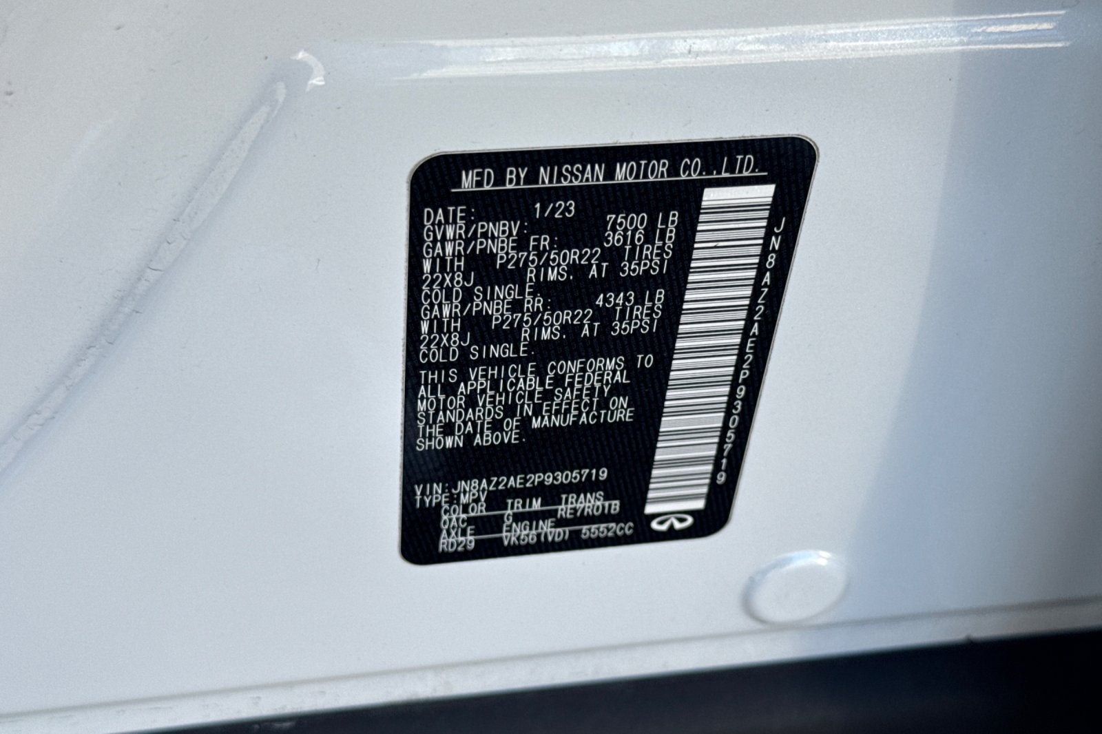 2023 INFINITI QX80 Premium Select