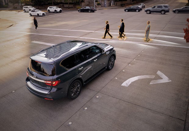 2024 INFINITI QX80 Key Features - PREDICTIVE FORWARD COLLISION WARNING | Dublin INFINITI in Dublin CA