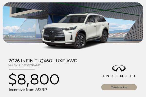 2026 QX60 Luxe AWD