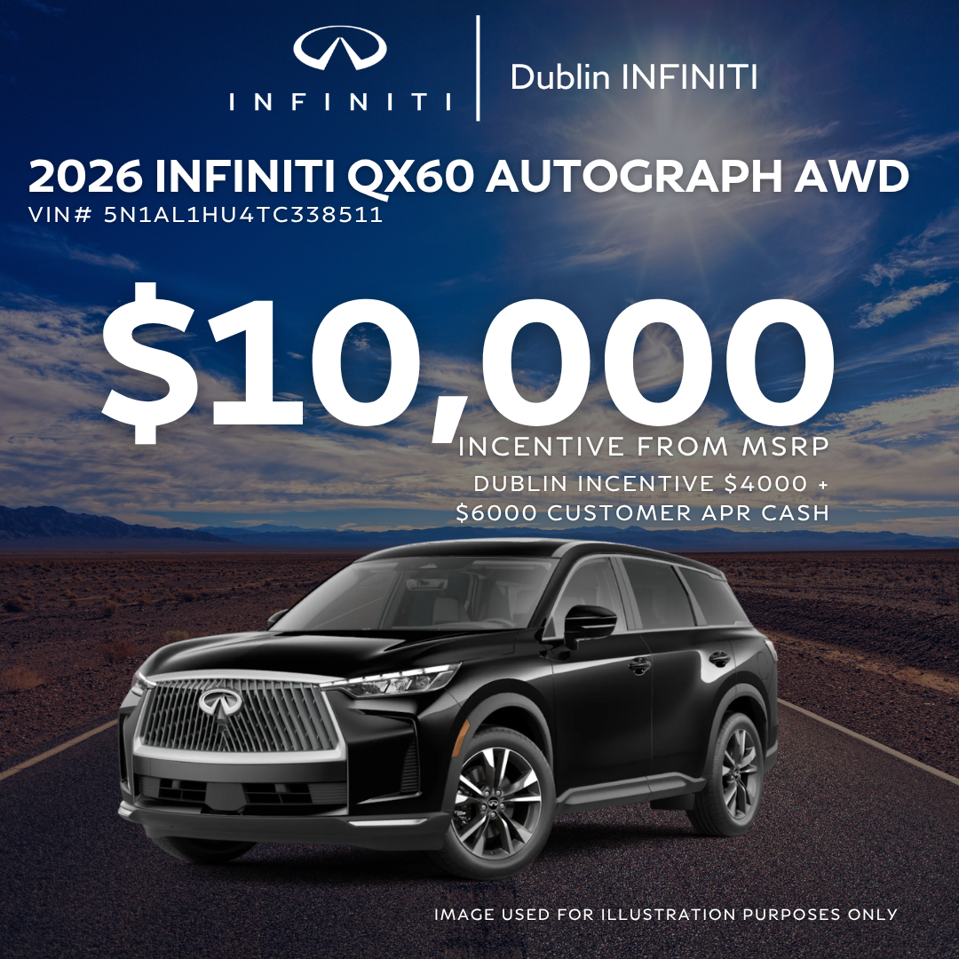 $10,000 INCENTIVE FROM MSRP