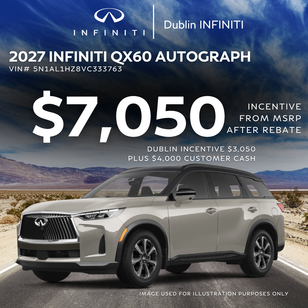 $7,050 INCENTIVE FROM MSRP AFTER ALL OFFERS